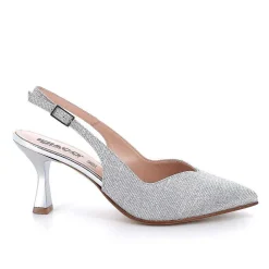 Scarpe Con Tacco|Igi&Co Decollete Con Cinturino Posteriore Da Donna Argento