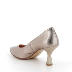 Scarpe Con Tacco|Igi&Co Decollete Con Tacco In Pelle Da Donna Platino