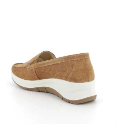 Mocassini E Slip On|Igi&Co Mocassini Con Zeppa In Pelle Da Donna Cuoio