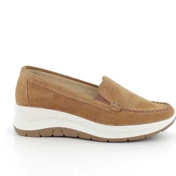 Mocassini E Slip On|Igi&Co Mocassini Con Zeppa In Pelle Da Donna Cuoio