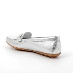 Mocassini E Slip On|Igi&Co Mocassini In Pelle Da Donna Argento