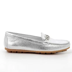 Mocassini E Slip On|Igi&Co Mocassini In Pelle Da Donna Argento