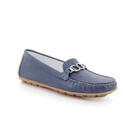 Mocassini E Slip On|Igi&Co Mocassini In Pelle Da Donna Blu Laminato