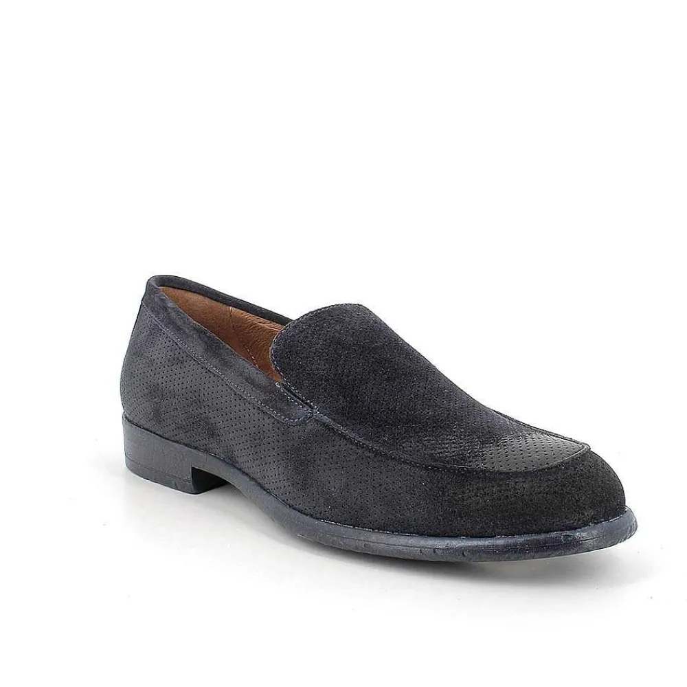 Mocassini E Scarpe Basse|Igi&Co Mocassini In Pelle Da Uomo Blu