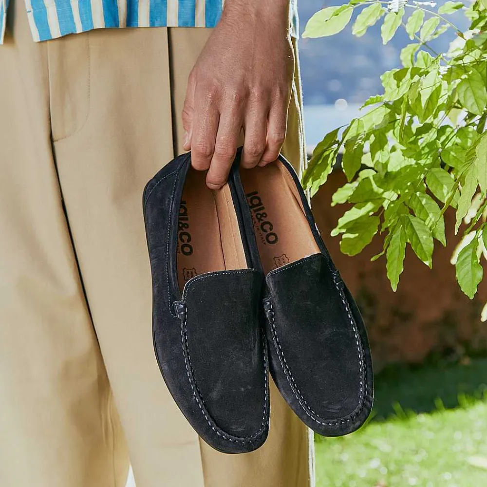 Mocassini E Scarpe Basse|Igi&Co Mocassini In Pelle Da Uomo Blu