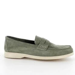 Mocassini E Scarpe Basse|Igi&Co Mocassini In Pelle Da Uomo Verde Militare