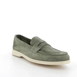 Mocassini E Scarpe Basse|Igi&Co Mocassini In Pelle Da Uomo Verde Militare