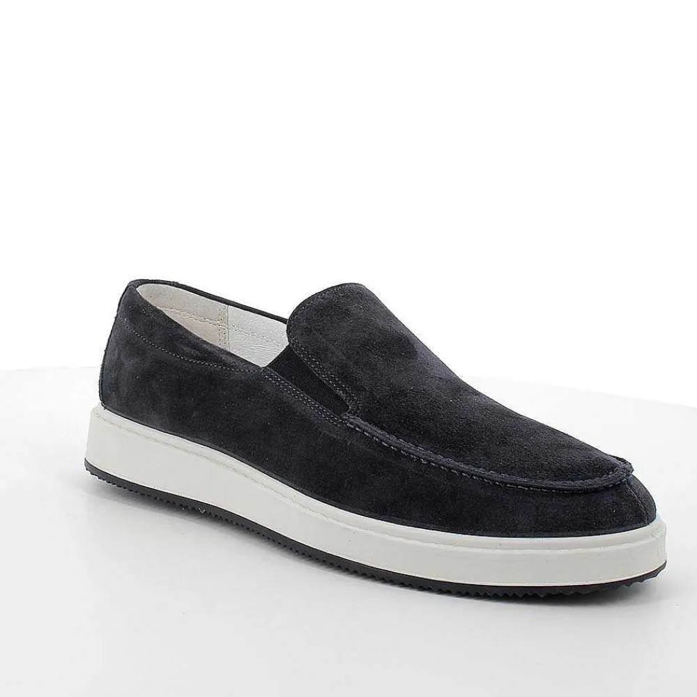 Mocassini E Scarpe Basse|Igi&Co Mocassini In Pelle Da Uomo Blu