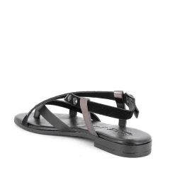 Sandali E Infradito|Igi&Co Sandali Con Infradito In Pelle Da Donna Nero