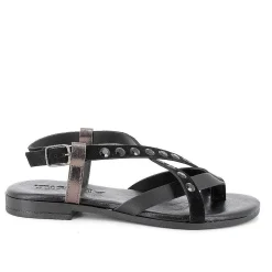 Sandali E Infradito|Igi&Co Sandali Con Infradito In Pelle Da Donna Nero