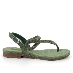 Sandali E Infradito|Igi&Co Sandali Con Infradito In Pelle Da Donna Verde Salvia