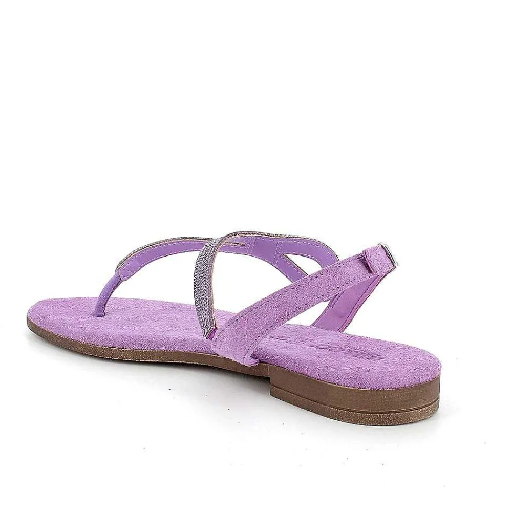 Sandali E Infradito|Igi&Co Sandali Con Infradito In Pelle Da Donna Lilla