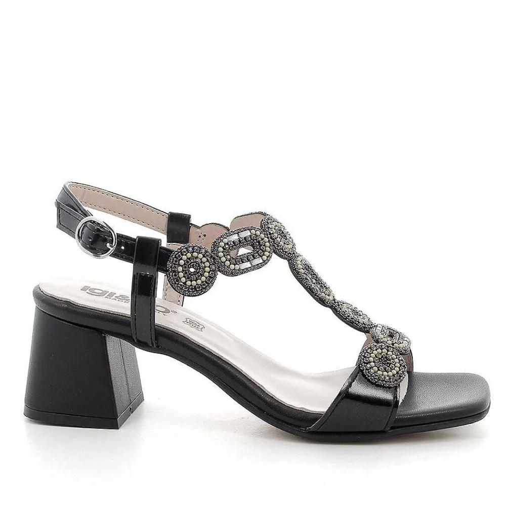 Scarpe Con Tacco|Igi&Co Sandali Con Tacco Da Donna Nero