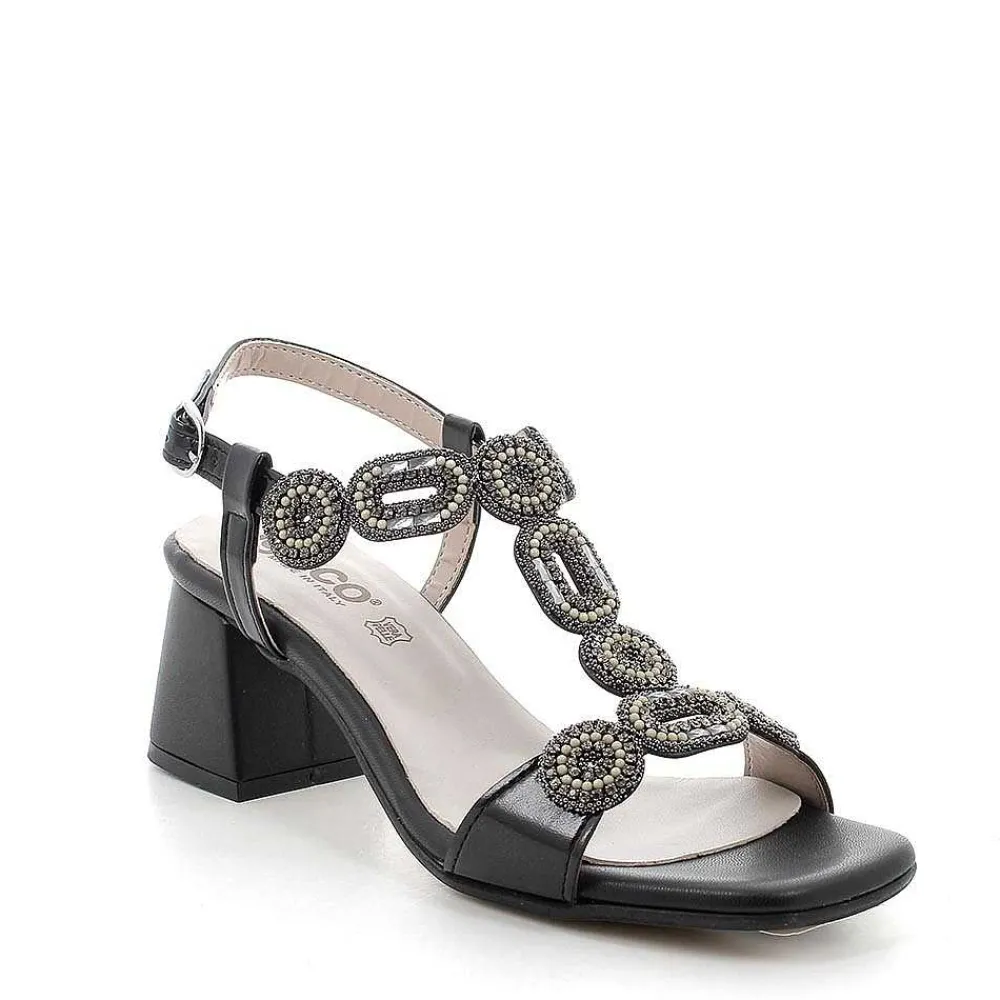 Scarpe Con Tacco|Igi&Co Sandali Con Tacco Da Donna Nero