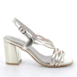 Scarpe Con Tacco|Igi&Co Sandali Con Tacco Da Donna Platino