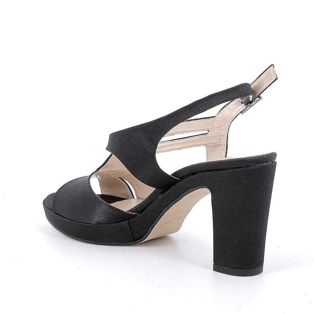 Scarpe Con Tacco|Igi&Co Sandali Con Tacco E Plateau Da Donna Nero