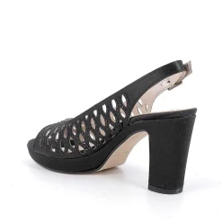 Scarpe Con Tacco|Igi&Co Sandali Con Tacco E Plateau Da Donna Nero