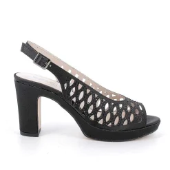 Scarpe Con Tacco|Igi&Co Sandali Con Tacco E Plateau Da Donna Nero