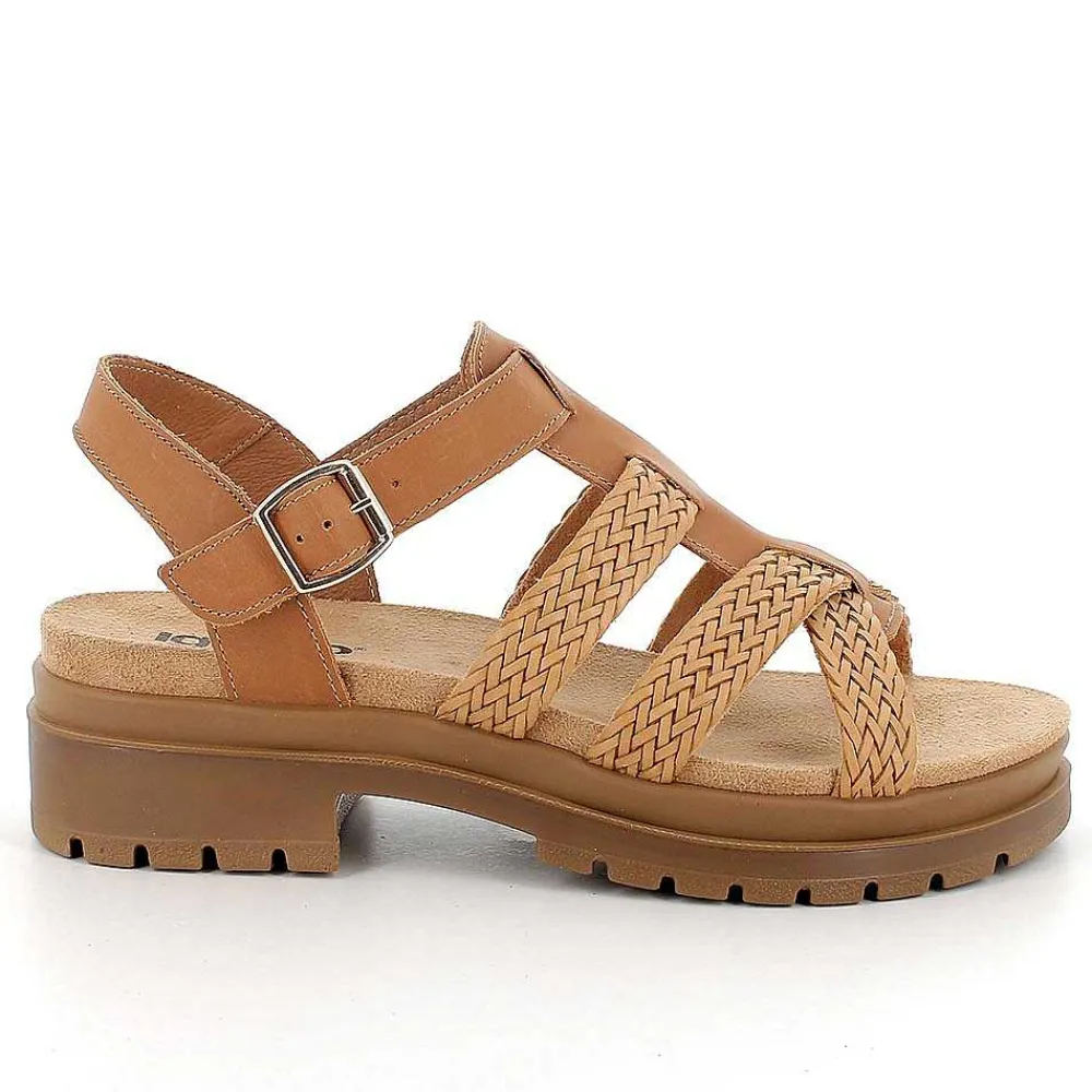 Scarpe Con Tacco|Igi&Co Sandali Con Tacco In Pelle Da Donna Beige Scuro