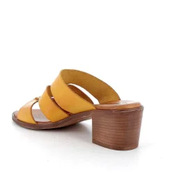 Scarpe Con Tacco|Igi&Co Sandali Con Tacco In Pelle Da Donna Ocra