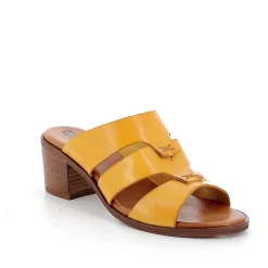 Scarpe Con Tacco|Igi&Co Sandali Con Tacco In Pelle Da Donna Ocra