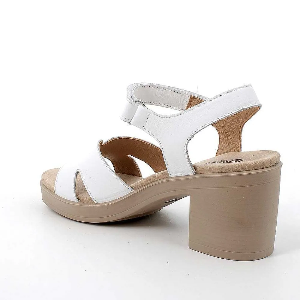 Scarpe Con Tacco|Igi&Co Sandali Con Tacco In Pelle Da Donna Bianco