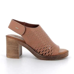 Scarpe Con Tacco|Igi&Co Sandali Con Tacco In Pelle Da Donna Cuoio