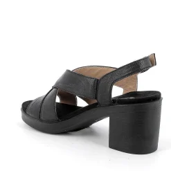 Scarpe Con Tacco|Igi&Co Sandali Con Tacco In Pelle Da Donna Nero