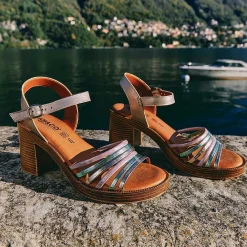 Scarpe Con Tacco|Igi&Co Sandali Con Tacco In Pelle Da Donna Champagne