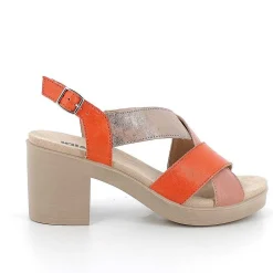 Scarpe Con Tacco|Igi&Co Sandali Con Tacco In Pelle Da Donna Mango-Rosa