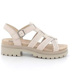 Scarpe Con Tacco|Igi&Co Sandali Con Tacco In Pelle Da Donna Ecru