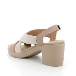 Scarpe Con Tacco|Igi&Co Sandali Con Tacco In Pelle Da Donna Corda-Panna