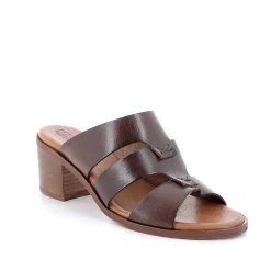 Scarpe Con Tacco|Igi&Co Sandali Con Tacco In Pelle Da Donna Marrone Scuro