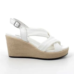 Zeppe|Igi&Co Sandali Con Zeppa Da Donna Bianco