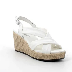 Zeppe|Igi&Co Sandali Con Zeppa Da Donna Bianco