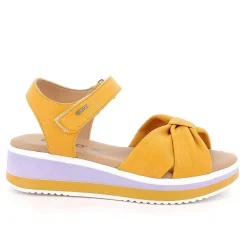 Zeppe|Igi&Co Sandali Con Zeppa Da Donna Giallo