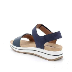 Zeppe|Igi&Co Sandali Con Zeppa In Pelle Da Donna Navy