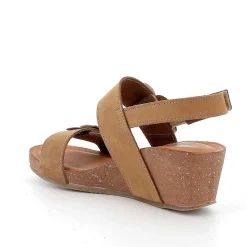 Zeppe|Igi&Co Sandali Con Zeppa In Pelle Da Donna Tortora