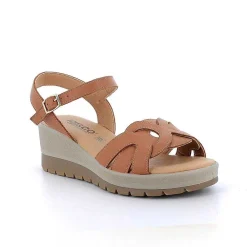 Zeppe|Igi&Co Sandali Con Zeppa In Pelle Da Donna Cuoio