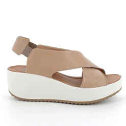 Zeppe|Igi&Co Sandali Con Zeppa In Pelle Da Donna Corda