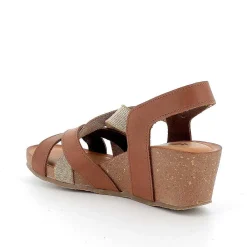 Zeppe|Igi&Co Sandali Con Zeppa In Pelle Da Donna Cognac