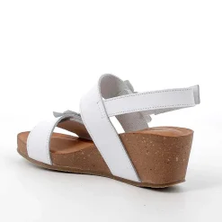 Zeppe|Igi&Co Sandali Con Zeppa In Pelle Da Donna Bianco