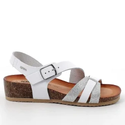 Sandali E Infradito|Igi&Co Sandali In Pelle Da Donna Bianco-Argento