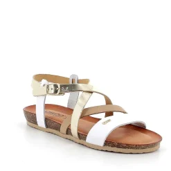 Sandali E Infradito|Igi&Co Sandali In Pelle Da Donna Platino-Bianco