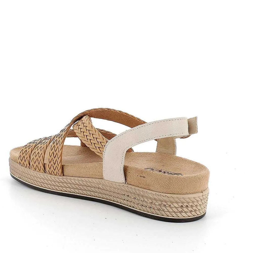 Sandali E Infradito|Igi&Co Sandali In Pelle Da Donna Panna-Cuoio