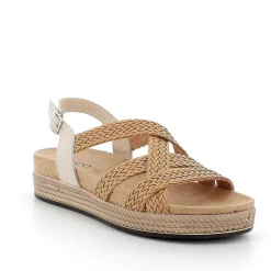 Sandali E Infradito|Igi&Co Sandali In Pelle Da Donna Panna-Cuoio