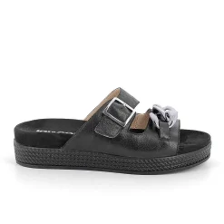 Sandali E Infradito|Igi&Co Sandali In Pelle Da Donna Nero