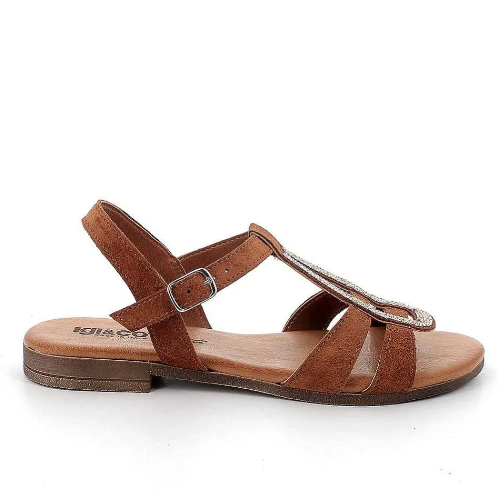 Sandali E Infradito|Igi&Co Sandali In Pelle Da Donna Cuoio