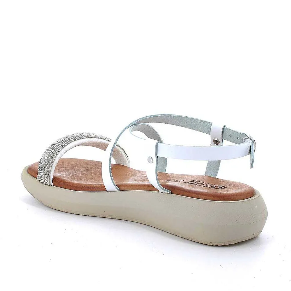 Sandali E Infradito|Igi&Co Sandali In Pelle Da Donna Bianco
