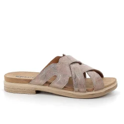 Sandali E Infradito|Igi&Co Sandali In Pelle Da Donna Caramel Laminato